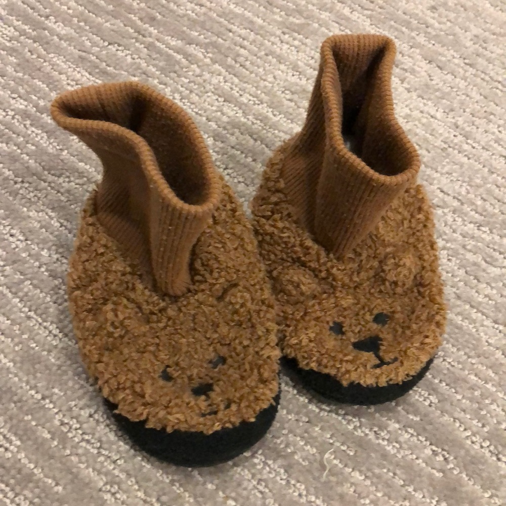 Baby GAP Brown Bear Kids Shoe Slippers